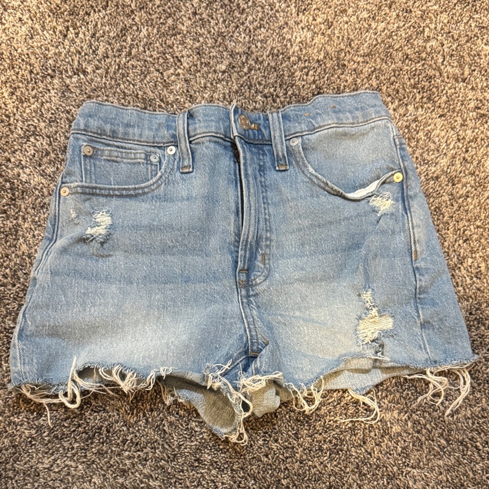 Madewell denim Distressed Women Shorts